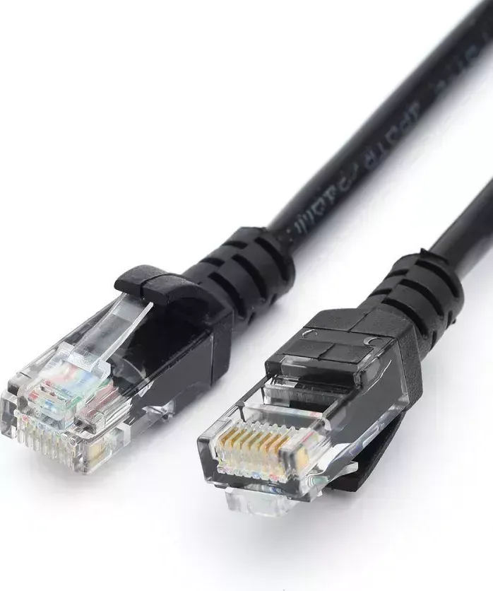 Кабель Патч-корд GEPLINK (GL3717) UTP, 3 м, литой, RJ45, Cat.5e, черный