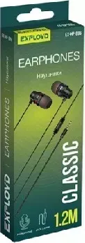 Наушники EXPLOYD EX-HP-866 3.5mm чёрный 1.2М Classic