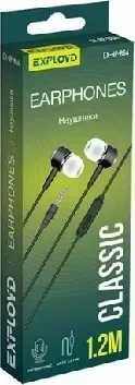 Наушники EXPLOYD EX-HP-864 3.5mm чёрный 1.2М Classic