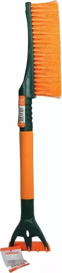 Щетка для снега LI-SA LS211 оранжево-зеленая (61см) 44386
