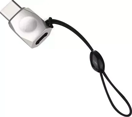 Переходник HOCO (6957531070269) UA8 microUSB-Type-C жемчужный никель