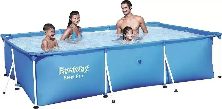 Бассейн каркасный BEST WAY BESTWAY прямоугольный 300х201х66 см, 3300л., 56404