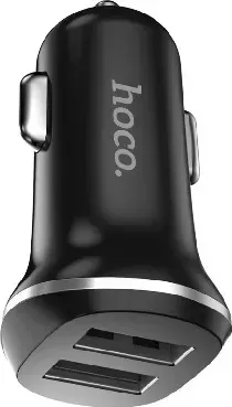 Автомобильное зарядное устройство HOCO (6957531040125) Z1 АЗУ 2USB 2.1A для LIGHTNING 8-PIN черный