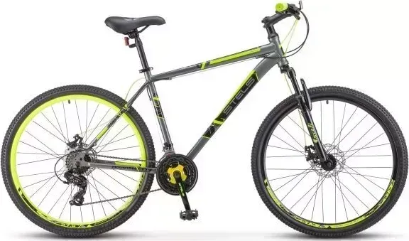 Велосипед STELS Navigator-700 MD 27.5" F020*LU096006*LU088942 *21" Серый/жёлтый
