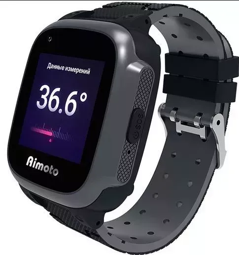 Умные часы Кнопка Жизни Aimoto Integra 4G черный (9600303)