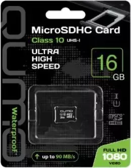 Карта памяти QUMO Micro SDHC 16Gb Class 10 UHS-I без адаптера (24630)