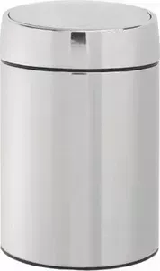 Ведро Brabantia для мусора с крышкой 5 л Slide Bin (477560) полированная сталь