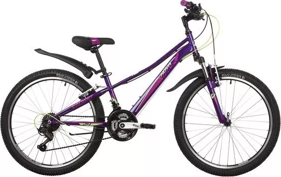 Фото №0 Велосипед NOVATRACK для подростков 24SH18V.VALIANT.10VL22 фиолетовый