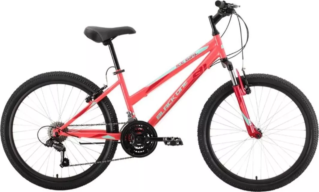 Фото №0 Велосипед Black One Ice Girl 24 (2022) 12,2 оранжевый/красный/голубой