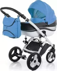 Коляска 3 в 1 TAKO 3 в 1 Moonlight Evo 01 голубо-серерая (00-00000050)