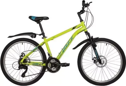 Велосипед FOXX 24" AZTEC D 14" зеленый