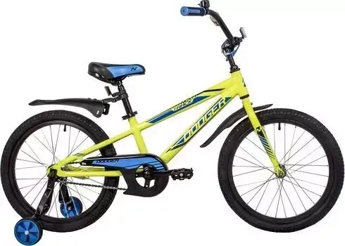 Велосипед NOVATRACK 20" DODGER зеленый