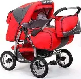 Коляска для двойни TAKO Duo Driver Sttf (красный/графит)