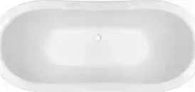 Ванна из литого мрамора Эстет Бостон 180x74 см, овальная (ФР-00000624)