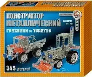 Конструктор Десятое Королевство металлический Грузовик и трактор 953
