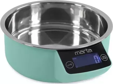 Весы кухонные MARTA MT-1647 светлая яшма