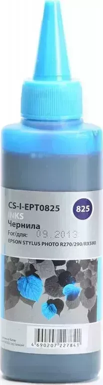 Расходный материал для печати CACTUS CS-I-EPT0825 светло-голубой 100мл (Чернила)