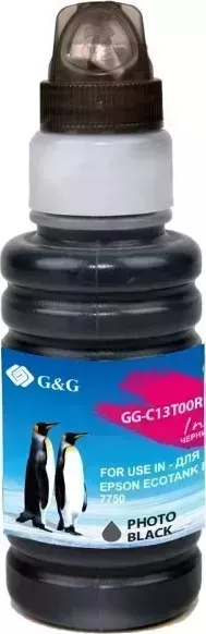 Расходный материал для печати G&G GG-C13T00R140 черный 70мл (Чернила)