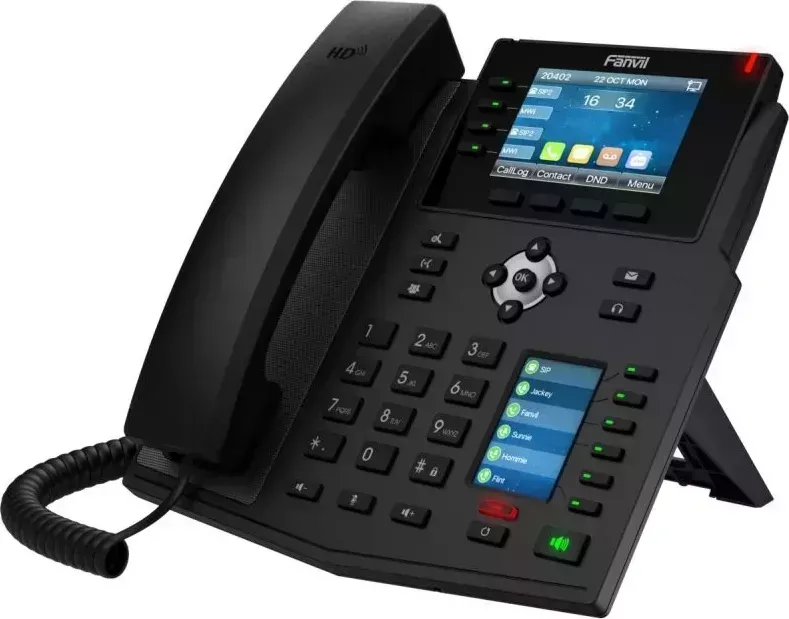 VoIP-телефон Fanvil X5U черный