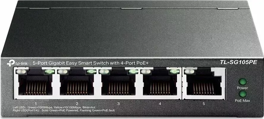 Коммутатор TP-LINK TL-SG105PE