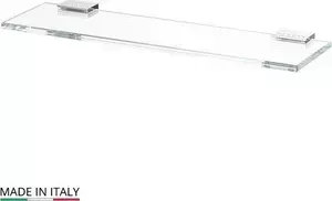 Полка стеклянная Lineag 40 см Tiffany Lux хром - стразы (TIF 910)