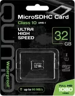 SD карта QUMO MicroSDHC 32GB CLASS 10 UHS-I U3,3.0 (33339) без адаптера