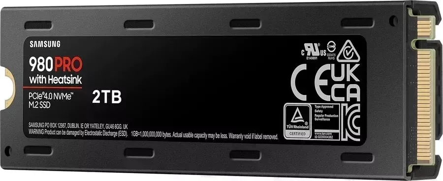 SSD накопитель SAMSUNG 980 PRO M.2 2280 2Tb (MZ-V8P2T0CW)
