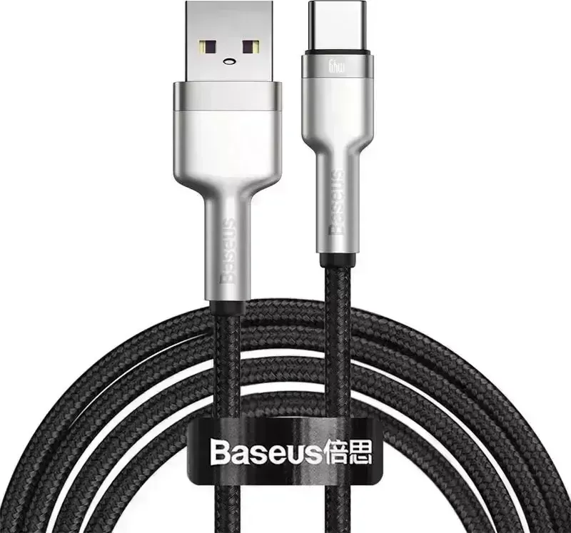 Кабель Baseus USB to Type-C 66W 2m Black (CAKF000201)