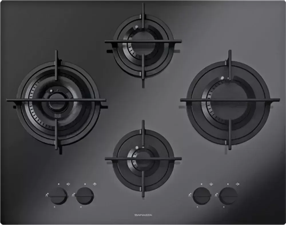Газовая варочная панель Barazza 1PMD64N 4mm black glass ceramic