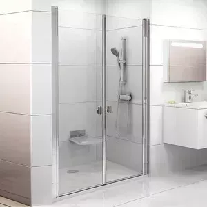 Душевая дверь RAVAK Chrome CSDL2-120 Transparent, профиль блестящий (0QVGCC0LZ1)