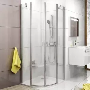 Душевой уголок RAVAK CSKK4-80 Transparent, блестящий профиль (3Q140C00Z1)