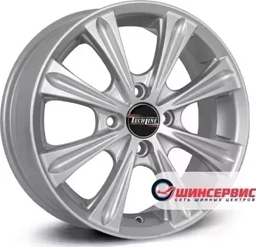 Диск автомобильный Tech Line 523 15 / 6.0J 4x100.00 ET45.00 D54.10