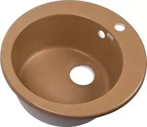 Мойка кухонная Rossinka 47 с сифоном (RS47R-Beige)