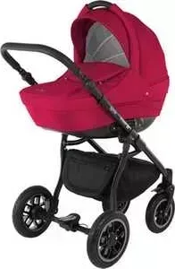 Коляска 2 в 1 ADAMEX модульная 2 в 1 Jogger малиновый 138J