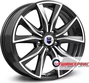 Диск автомобильный КиК ZV Qashgai J11 KC867 17 / 7.0J 5x114.30 ET40.00 D66.10
