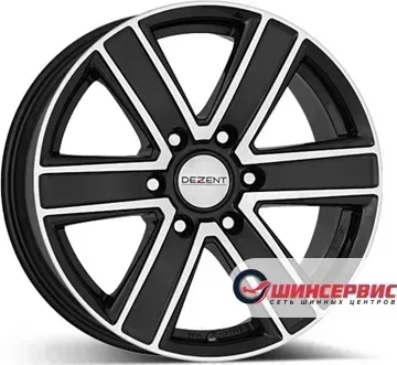 Диск автомобильный Dezent TJ dark 17 / 8.0J 6x139.70 ET35.00 D67.10