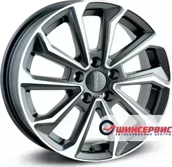 Диск автомобильный Dezent KS dark 17 / 7.0J 5x114.30 ET48.00 D71.60