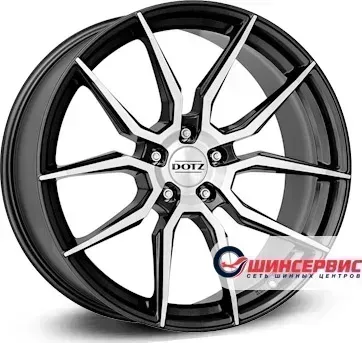 Диск автомобильный Dotz Misano dark 17 / 7.5J 5x108.00 ET48.00 D70.10