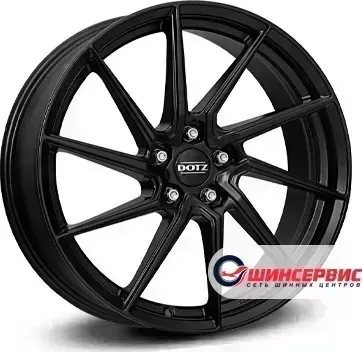 Диск автомобильный Dotz Spa black 19 / 8.0J 5x112.00 ET45.00 D70.10