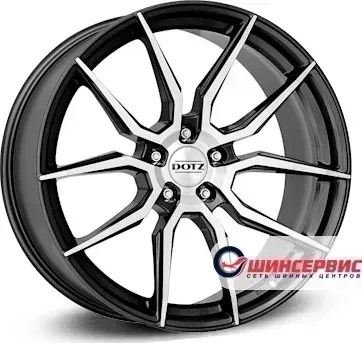 Диск автомобильный Dotz Misano dark 19 / 8.5J 5x112.00 ET45.00 D70.10