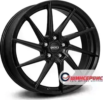 Диск автомобильный Dotz Spa black 17 / 7.5J 5x108.00 ET40.00 D70.10