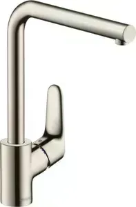 Смеситель для кухни Hansgrohe Focus с поворотным изливом нержавеющая сталь (31817800)