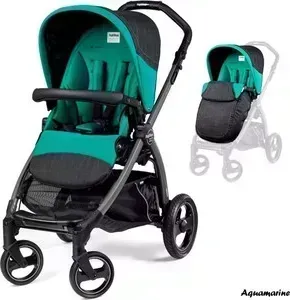 Коляска прогулочная PEG-PEREGO Book Plus Pop Up (aquamarine) с шасси Book