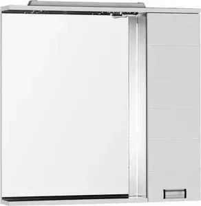 Зеркальный шкаф AQUANET Сити 90 L венге (158575)