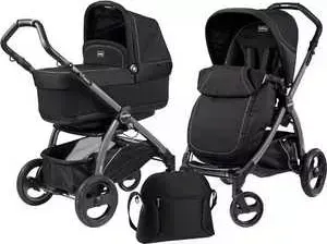 Коляска прогулочная PEG-PEREGO Book Plus Pop Up (onyx) с шасси Book