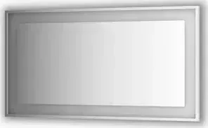 Зеркало Evoform в багетной раме Ledside со светильником 33,5 W 140x75 см (BY 2209)