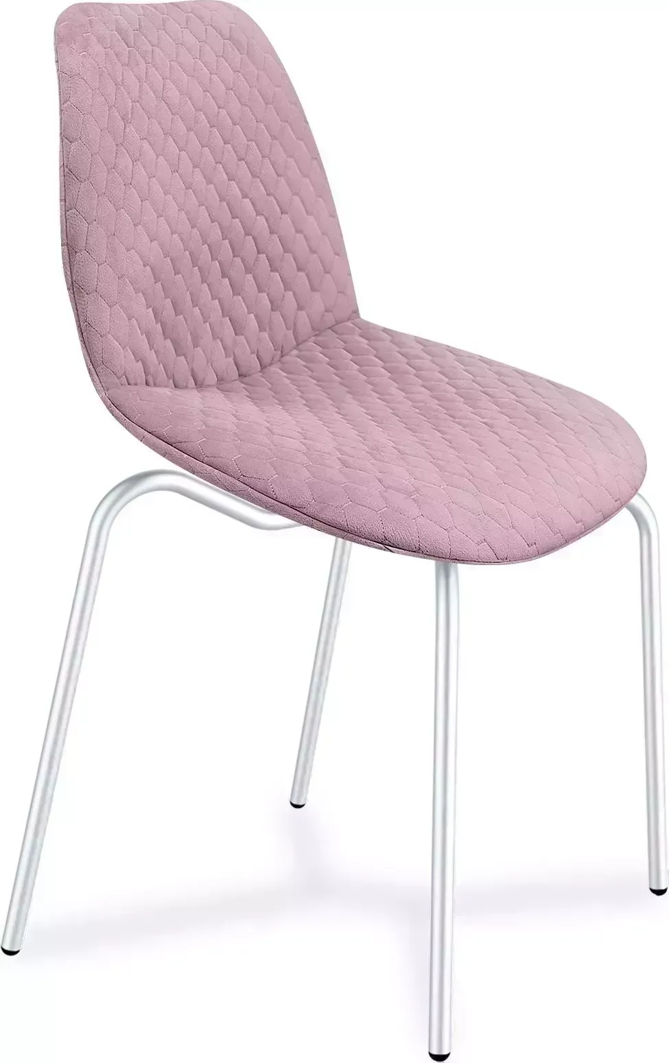 Стул SHEFFILTON SHT-ST29-C22/S130 HD розовый зефир/хром лак микровелюр/металл 199595