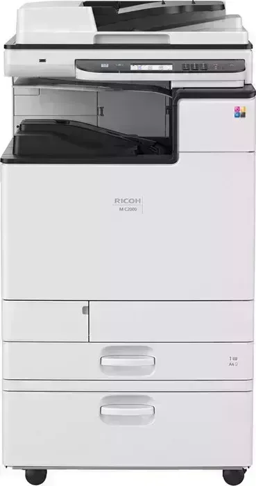 МФУ Ricoh IM C2000, A3, цветной, 2Гб, 20стр/мин, дуплекс, GigaLAN, 550x2, HDD320, PS, ARDF100, с девелопе (418281)