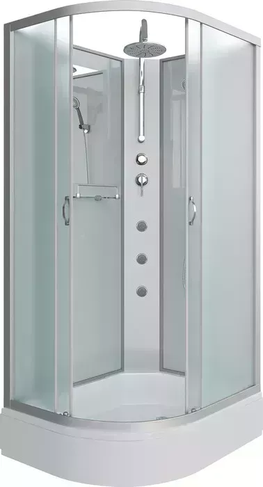 Душевая кабина Niagara NG-33974-14RBKTG 90х70х210-240 правая