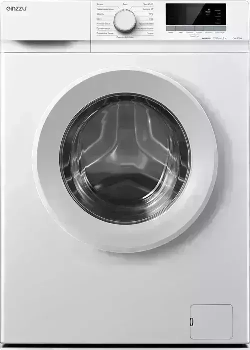 Стиральная машина Ginzzu CMI-820A, 8kg, 1200rpm, inverter, белая CMI-820A